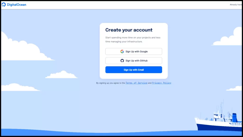 How to Create a DigitalOcean Account